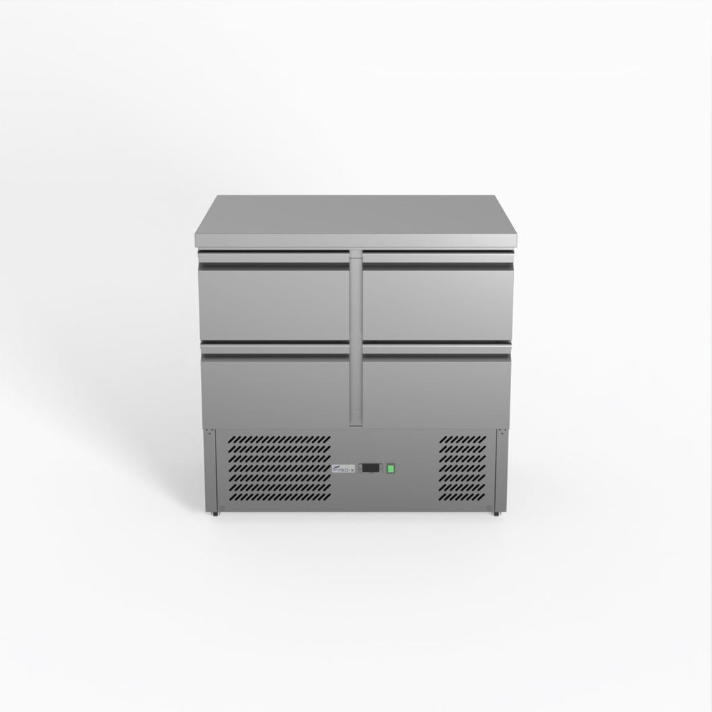 FED-X Four Drawer Compact Workbench Fridge XGNS900-4D